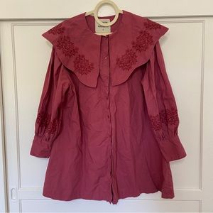 Damson Madder Plum Mini Dress